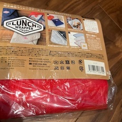 ランチラッパー　保冷保温カバー赤の画像