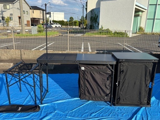 受け渡し予定者決定　DOD クッキングキング & マルチキッチンテーブル キャンプ用品