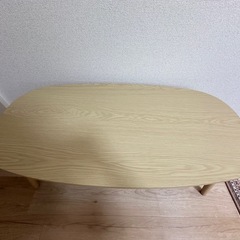 ニトリ　折りたたみテーブル ラポール の画像