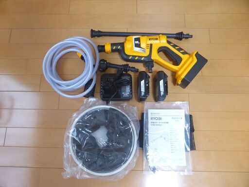 新品未使用 RYOBI 高圧洗浄機 KSW-1800L1 Amazon.co.jp: リョービ 充電式 ポータブル 洗浄機 自吸機能