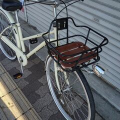 INNOVATION FACTORY[イノベーション ファクトリー]26吋 シティサイクル シングル/アイボリーの画像