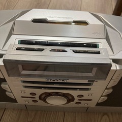 Sony🔴ラジカセ、カセットCDきけますの画像