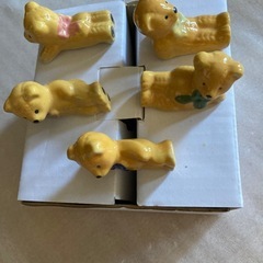 箸置き、調味料入れの画像