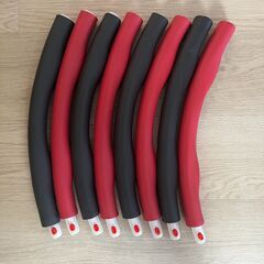 フラフープ　90cm　ピンク　グレー　エクササイズ　ダイエット　大人用　子供用の画像