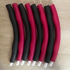 フラフープ　90cm　ピンク　グレー　エクササイズ　ダイエット　大人用　子供用の画像