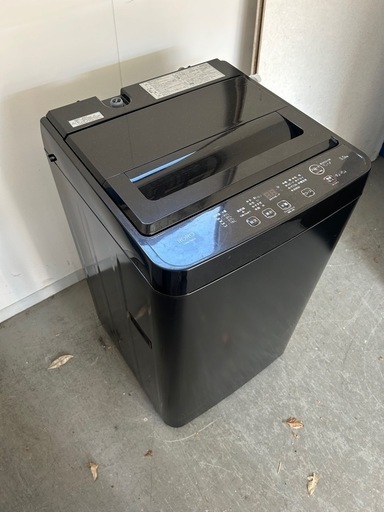 高年式☆美品☆ヤマダセレクト☆2024年製☆5.5kg☆ブラック色☆激安洗濯機☆