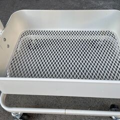★清掃済★ 家具 IKEA RSKOG キッチンワゴン イケア ロースコグ キャスター付 H79xW43xD31cmの画像