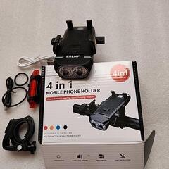 再投稿。未使用自転車ライトテールランプセットの画像