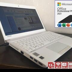 ★引き渡し中★美品.お買い得.ｗIn11.　東芝ノートパソコン13インチ薄型　DVDドライブ有りの画像