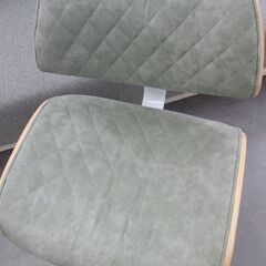 ホームチェア デニーロ OAチェア 白×グレー B-COMPANY キルティング 昇降式 オフィスチェア 札幌 手稲の画像