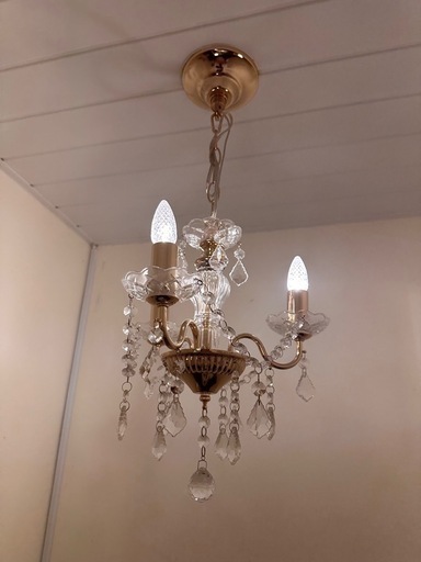 アントワネット シャンデリア 3灯 ゴールド Francfranc 新品 アントイン シャンデリア 3灯 ゴールド | Francfranc（フランフラン