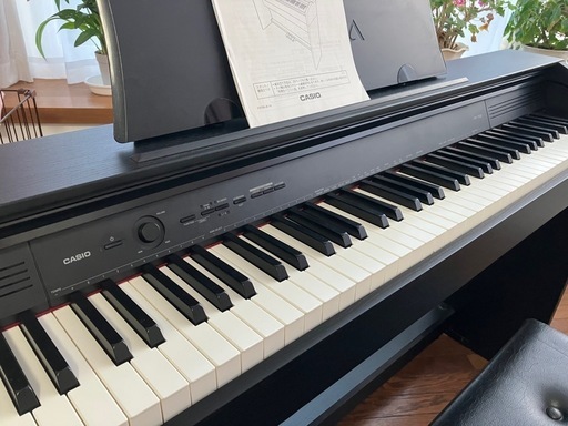 引渡し準備中ありがとうございました。CASIO Privia PM-750BK 電子ピアノ　ヤマハの椅子付き