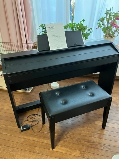 引渡し準備中ありがとうございました。CASIO Privia PM-750BK 電子ピアノ　ヤマハの椅子付き 引渡し準備中ありがとうございました。CASIO Privia PM-750BK 電子