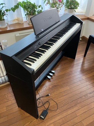引渡し準備中ありがとうございました。CASIO Privia PM-750BK 電子ピアノ　ヤマハの椅子付き