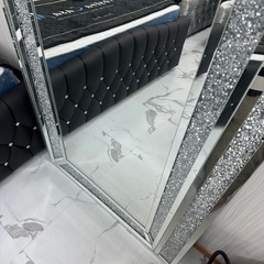 キラキラ可愛い全身ミラー✨横幅90cmです♪展示品セール中✨の画像