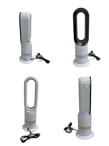 ほぼ新品 dyson AM09セラミックファンヒーター ホット クール ダイソン Dyson Hot + Cool AM09 ファンヒーター [ホワイト