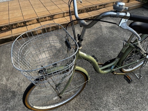 【受け渡し予定者決まりました】あさひ　自転車　ライトグリーン