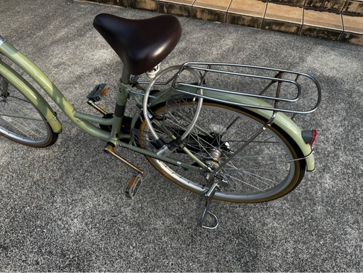 【受け渡し予定者決まりました】あさひ　自転車　ライトグリーン