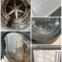 R423 ☀️ ジモティー限定特別価格！ Panasonic ドラム式洗濯乾燥機 (洗濯：10㎏ 乾燥：6㎏) 15年製 NA-VX8500R ⭐ 動作確認済 ⭐ クリーニング済の画像