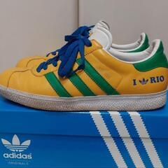 adidas GAZELLE RIO 560901 アディダス ガゼル ガッツレー リオ スニーカー ブラジルカラー イエロー ブルー グリーン 26cm 8インチの画像