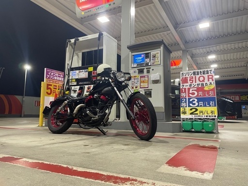 ビラーゴ250 美品　特注品黒赤カラー　現金支払い