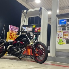 ビラーゴ250 美品　特注品黒赤カラー　現金支払いの画像