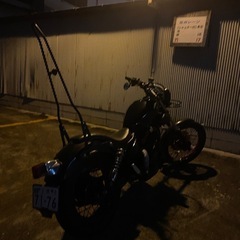 ビラーゴ250 美品　特注品黒赤カラー　現金支払いの画像