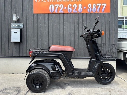 ☆12万円ジャイロx セル1 実動車キャブ車ミニカー登録！自賠責