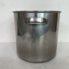 【ASAHI】アサヒ産業 ステンレス製 寸胴鍋 30cm 両手鍋 ステンレス寸胴 厨房 厨房機器 店舗 店舗用品 調理器具 調理道具 キッチン用品 ④ Y2011の画像