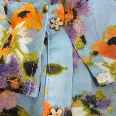 ②【ナイスクラップ】花柄半袖ブラウスの画像