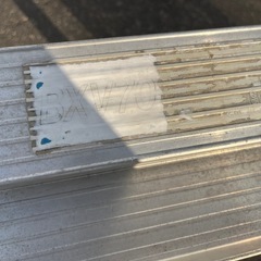 ALINCO 住宅用2連ハシゴ BXV70 伸縮梯子 全長7m 縮長4m 耐荷重100Kg アルミ ラダー 中古品 ④の画像