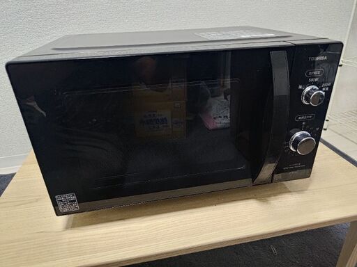 2021年製東芝電子レンジER-S17E6(K)動作品箱・保証書・説明書