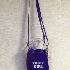 ZIDDY(BEBE)パープルクリアショルダーバッグの画像