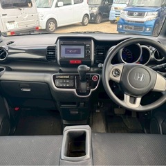 【支払総額24.8万円】人気車種！N-BOXカスタム車検令和8年2月 ワンオーナーワンセグTV即日納車OK修復歴無しエアコンOK機関良好！の画像