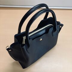 Legato Largo（レガートラルゴ）かるいかばん×SOKOPPI 軽量フェイクレザー２WAYボストンバッグ（ブラック）の画像