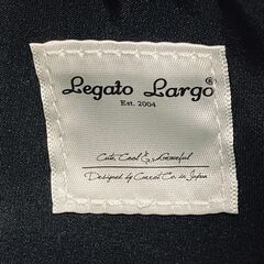 Legato Largo（レガートラルゴ）かるいかばん×SOKOPPI 軽量フェイクレザー２WAYボストンバッグ（ブラック）の画像