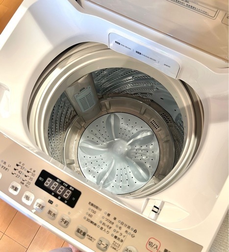 【美品】ハイセンス　洗濯機　シャンパンゴールド  7.5kg インバーター HW-DG75C