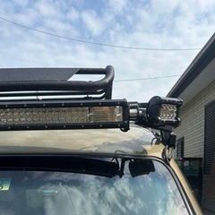 ハイゼットカーゴ　　LEDバーライト　ルーフラックセットの画像