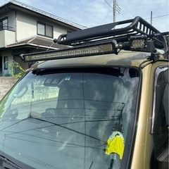 ハイゼットカーゴ　　LEDバーライト　ルーフラックセットの画像