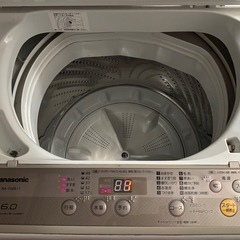 パナソニック洗濯機 6kg＋新品糸くずフィルターの画像