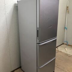 SHARP シャープ 冷蔵庫 SJ-W356J-S 350L 幅60.0cm スリムタイプ 両開き 3ドア 2022年製 【糸島市内 送料無料】250320-3の画像