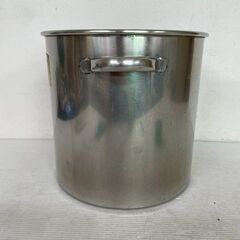 ステンレス製 寸胴鍋 31cm 両手鍋 ステンレス鍋 厨房 厨房機器 店舗 店舗用品 調理器具 キッチン用品 メモリ付き 状態良好 Y2013の画像
