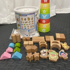 モンポケ おもちゃ2点セットの画像