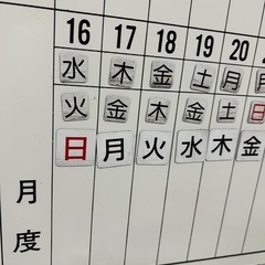 PILOT 月予定表 マグネット の画像