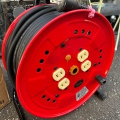 日動工業 ドラム コードリール 電工ドラム ND-304F 全長30m VCTケーブル 125V 7A 元箱付属 稼働確認済 中古品 ④の画像