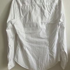 GAP スタンドカラーシャツ ホワイトXSサイズの画像