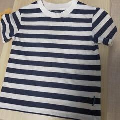 ４枚セット　プラレール　トミカ　ボーダー　マリン
Ｔシャツ　半袖　110 センチの画像