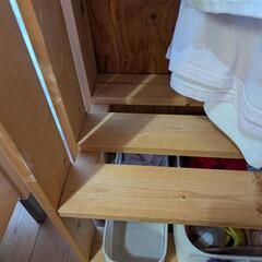 子供　ハンガーラック木製の画像