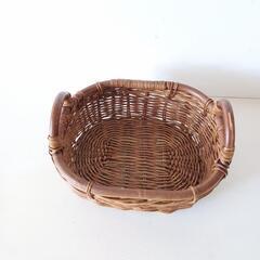 shiturae select カゴ バスケット 収納 ラタン 藤 古道具の画像