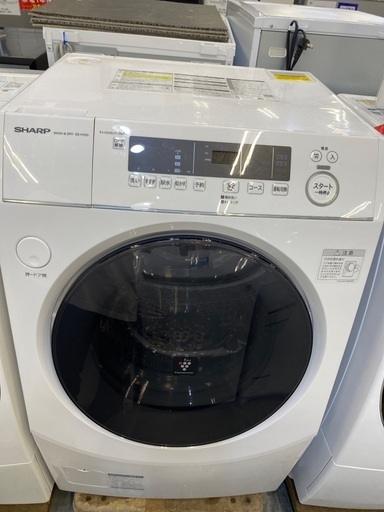 らり・送料込）2022年SHARPドラム式洗濯乾燥機 ES-H10F-WL 楽天市場】シャープ SHARP ドラム式洗濯乾燥機 ES-H10F-WL